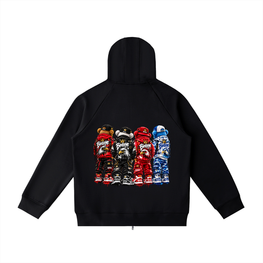 The Flock Raglan Zip Hoodie
