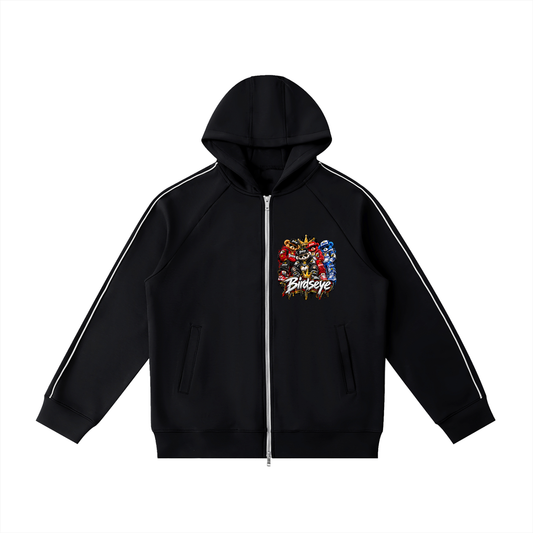 The Flock Raglan Zip Hoodie