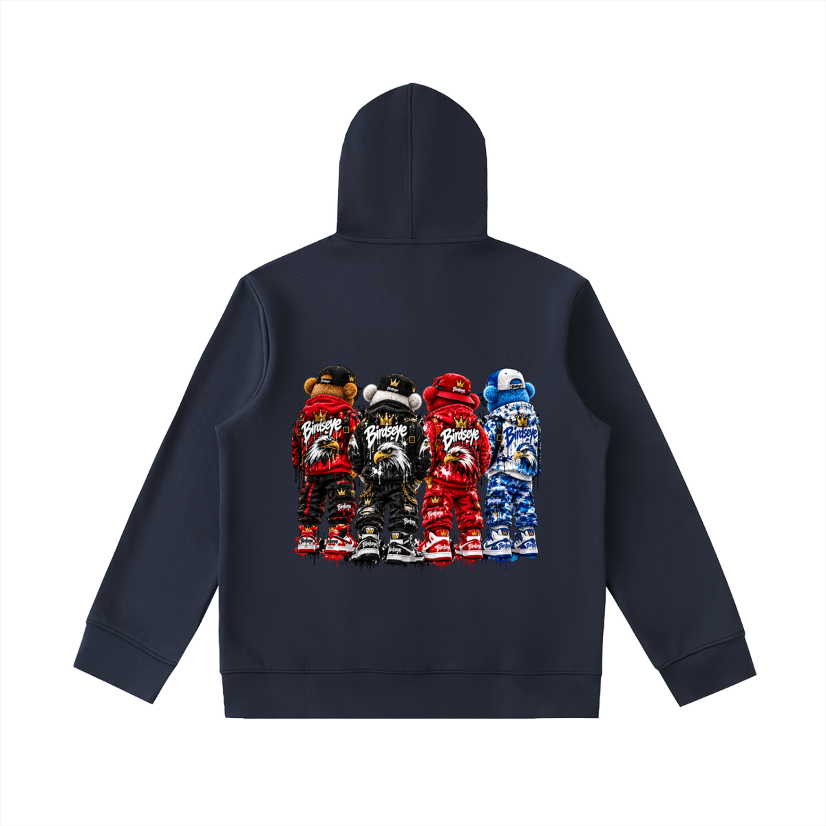 The Flock High-Neck Zip Hoodie