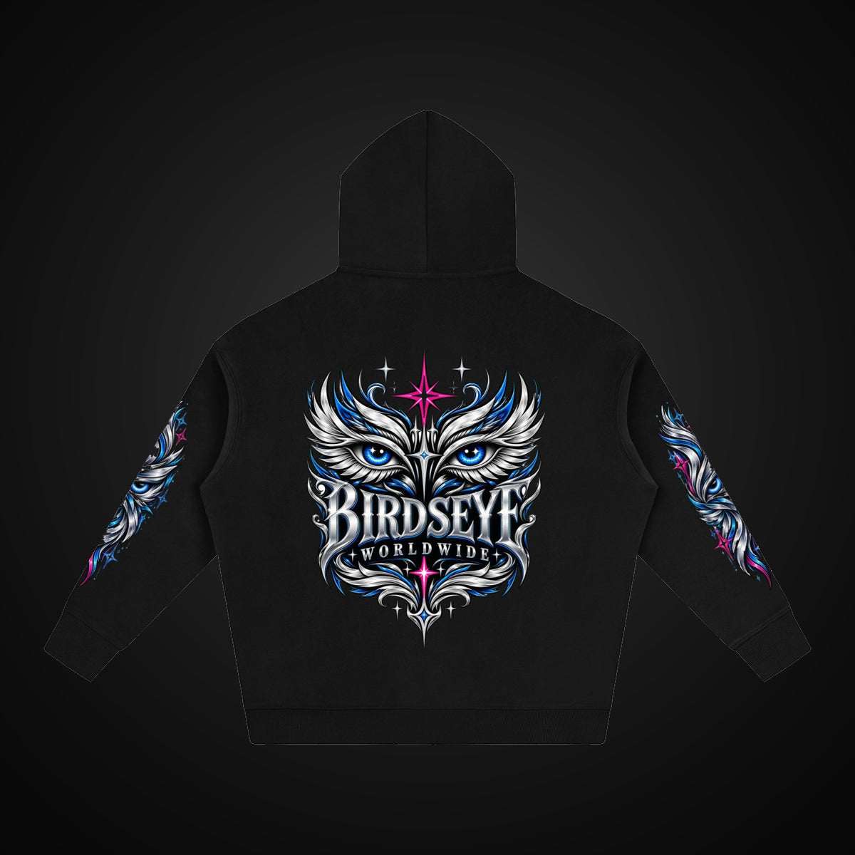 Birdseye Worldwide Hoodie back
