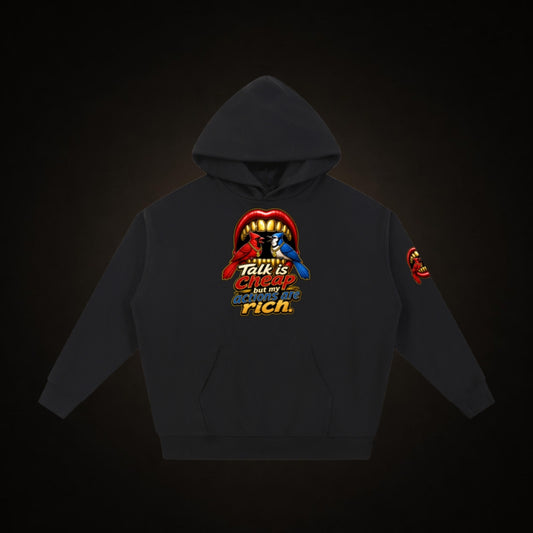 BLK Talk Is Cheap Hoodie