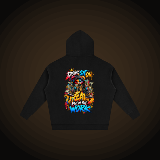 Put In The Work Oversized Hoodie - Birdseye Clothing
