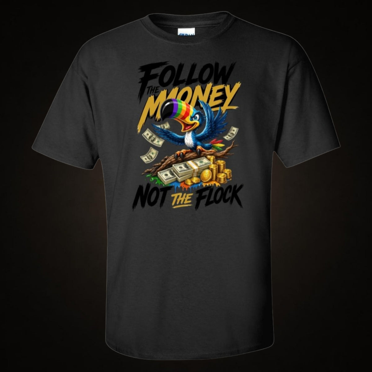 BLK Follow The Money Tee black
