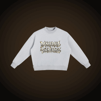 Dangerous Tendencies Crewneck – Gray, front