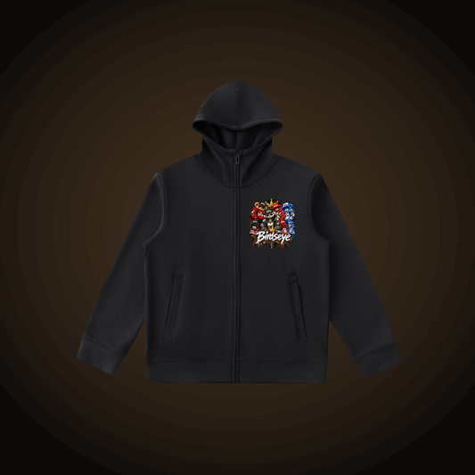 The Flock High-Neck Zip Hoodie - Birdseye Clothing