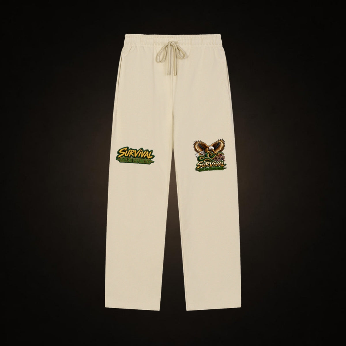 BLK Survival Has No Favorites Sweatpants cream