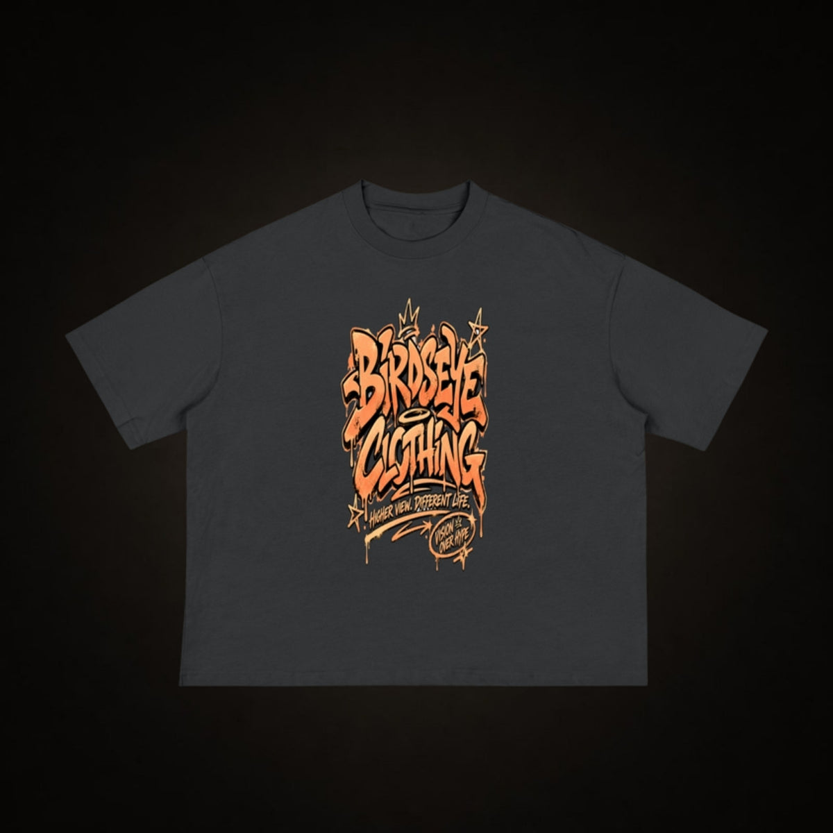 Birdseye Graffiti Boxy Tee