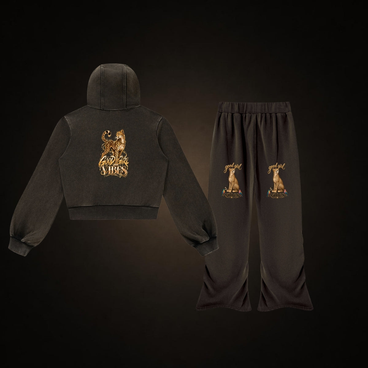 Good Girl Vibes Uniform – back view of both pieces