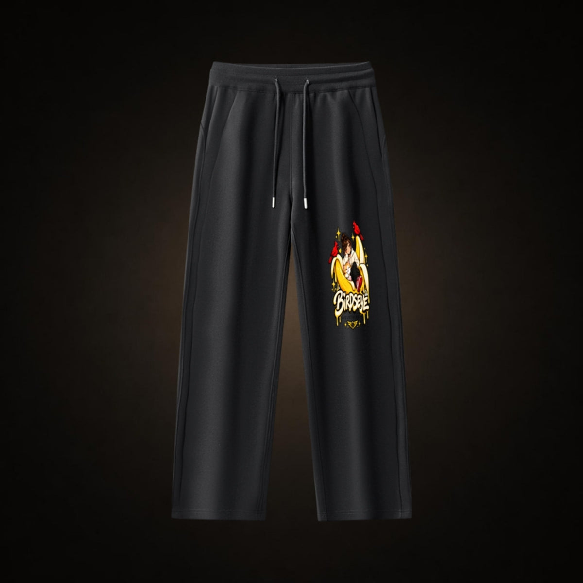 Fire Bird Straight-Leg Sweats