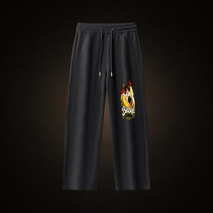 Fire Bird Straight-Leg Sweats