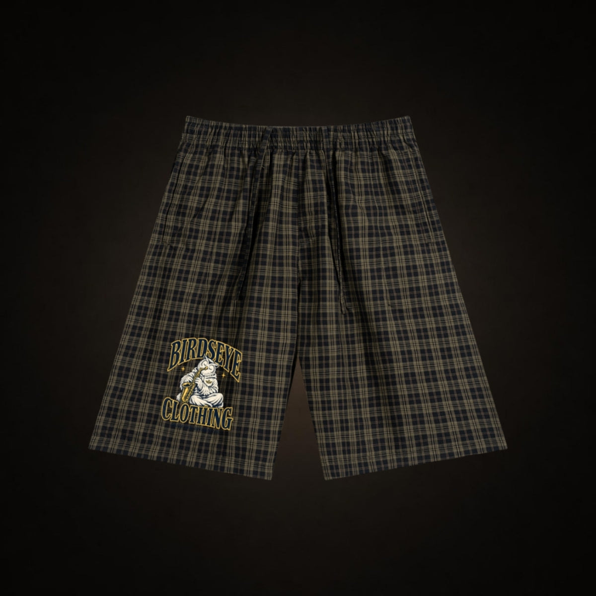Birdseye Plaid Shorts