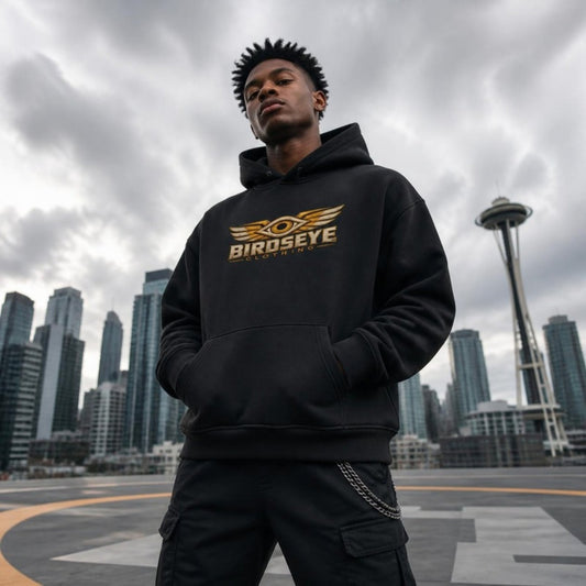Unauthorized Airspace Hoodie on model