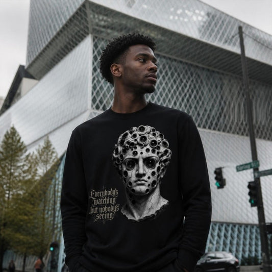 Everybody's Watching Long Sleeve on model