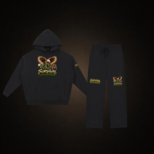 Uniform set: Survival Has No Favorites Hoodie and Survival Has No Favorites Sweatpants