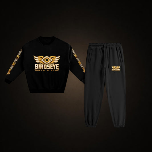 Uniform set: Night Owl Crewneck and Night Owl Joggers