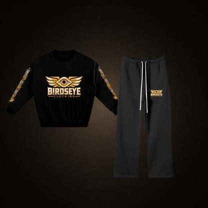 Uniform set: Night Owl Crewneck and Night Owl Straight-Leg Pants