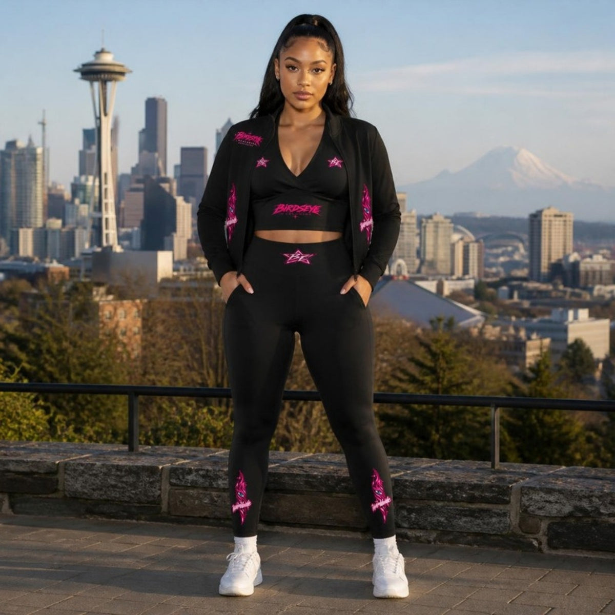 Pink Star Uniform at Kerry Park, Seattle