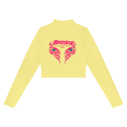 Birdseye Pink Star Crop Jacket