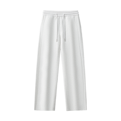 Never Caged Straight-Leg Sweatpants – Black & Pink Y2K Dove Graphic