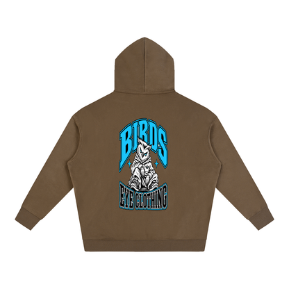 Birds Eye Blue Owl Hoodie