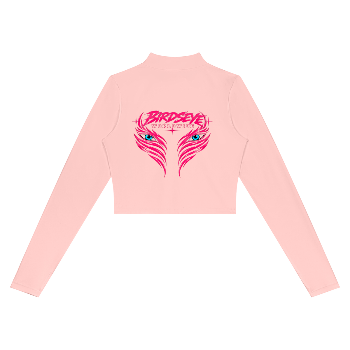 Birdseye Pink Star Crop Jacket
