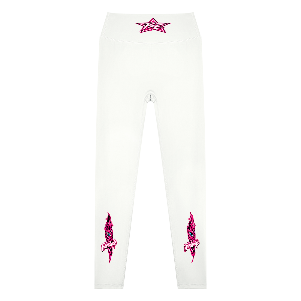 Birdseye Pink Star Leggings