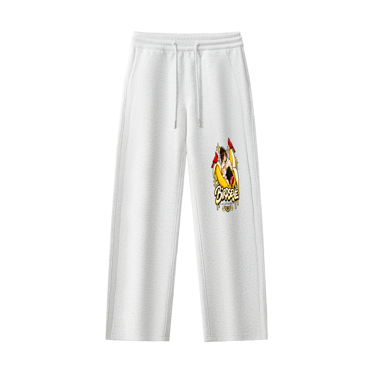 Fire Bird Straight-Leg Sweats