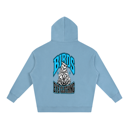 Birds Eye Blue Owl Hoodie