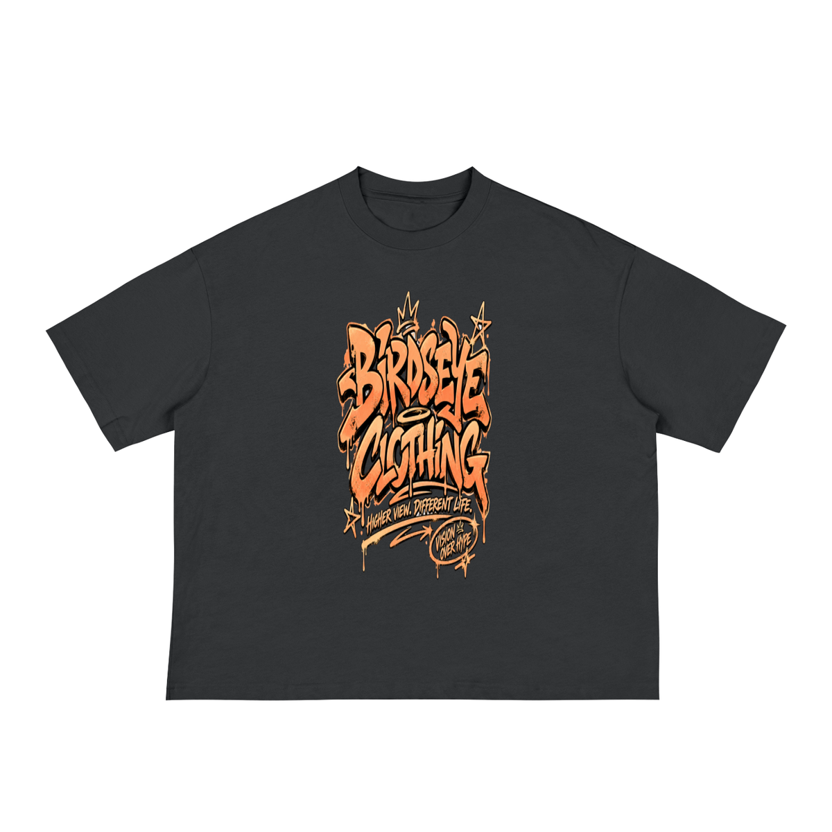 Birdseye Graffiti Boxy Tee