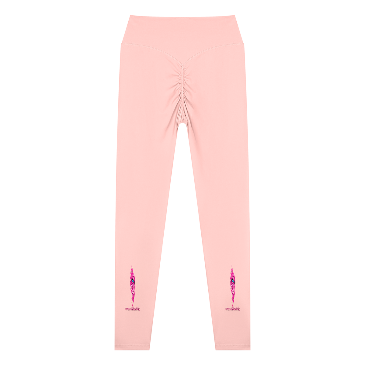 Birdseye Pink Star Leggings
