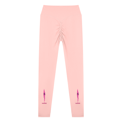 Birdseye Pink Star Leggings