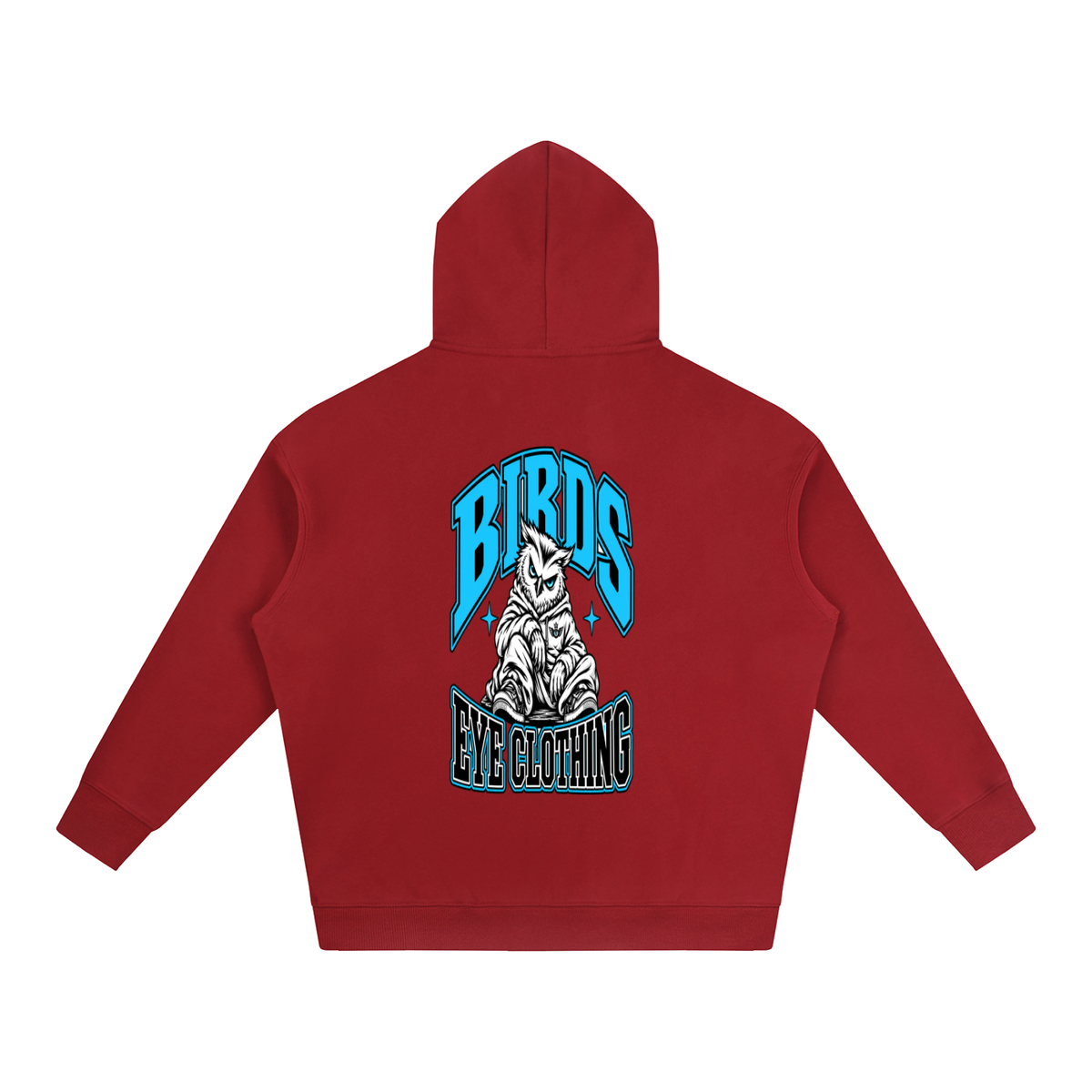 Birds Eye Blue Owl Hoodie