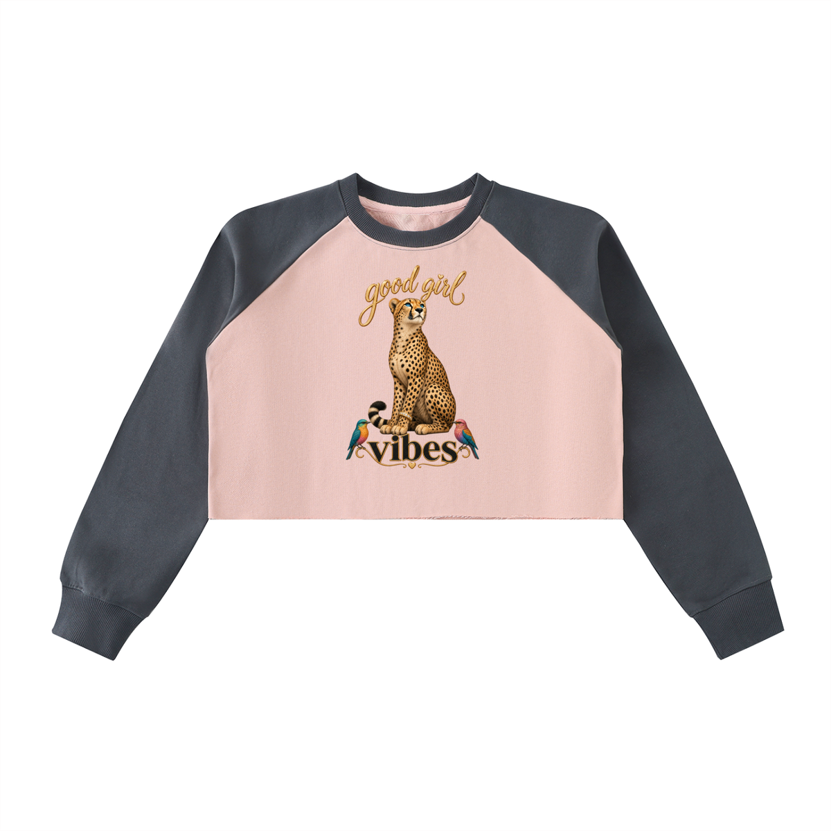 Good Girl Vibes Crop Raglan
