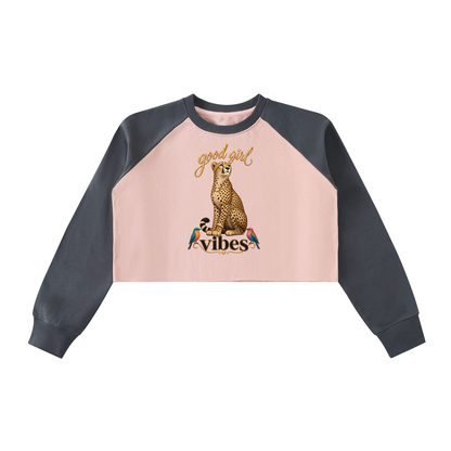 Good Girl Vibes Crop Raglan