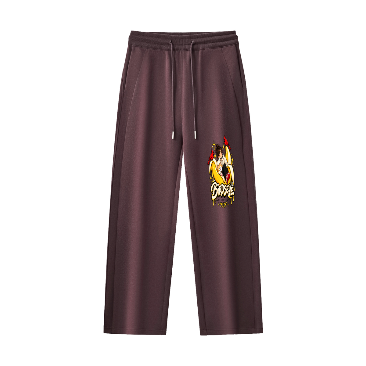 Fire Bird Straight-Leg Sweats