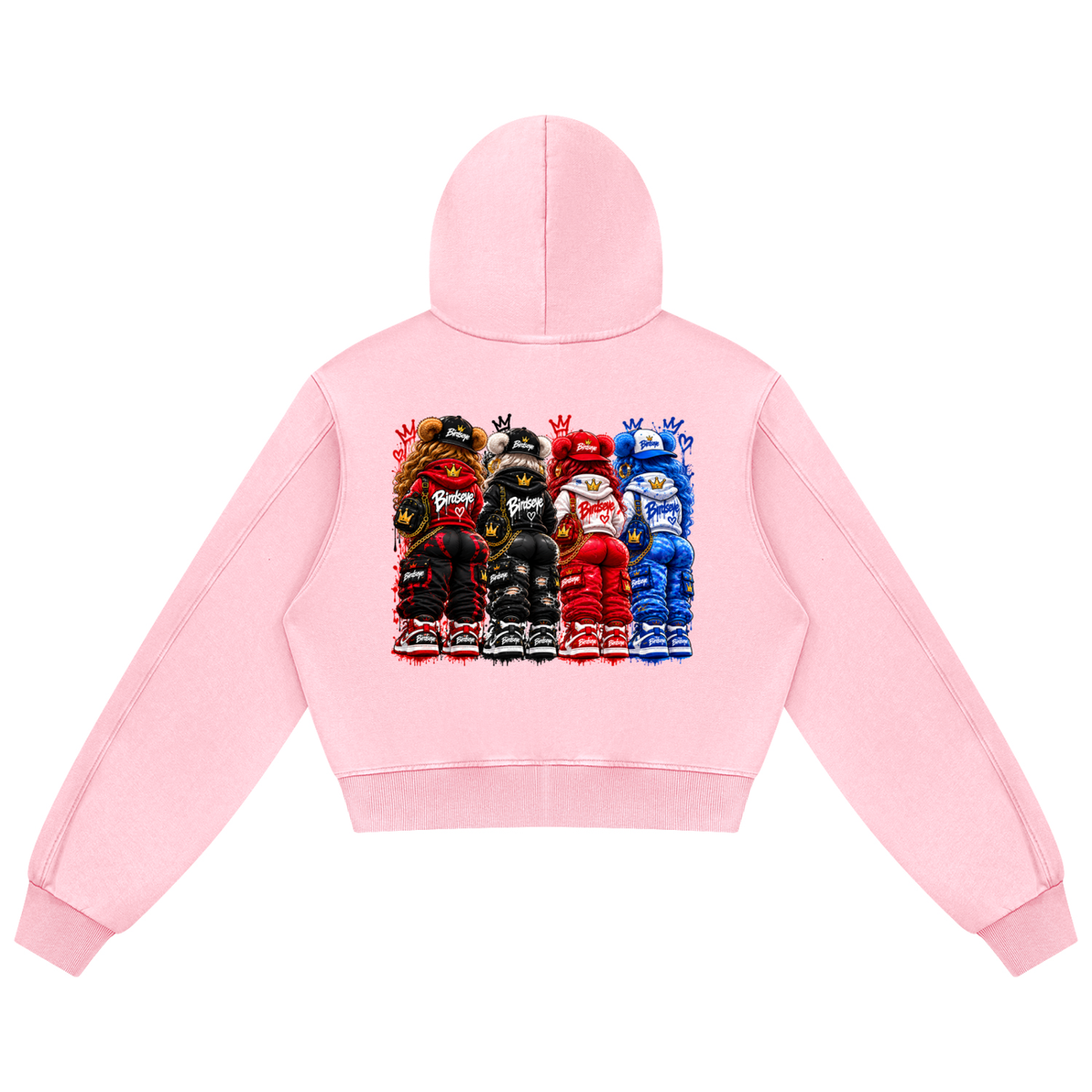 The Flock Women's Mineral Wash Zip Hoodie