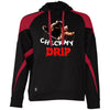 Drip Check Colorblock  Hoodie