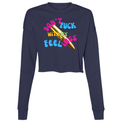 My Feelings Cropped Fleece Crew