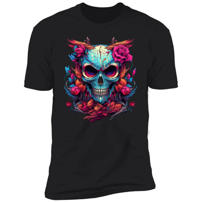 Skull and Roses Premium Short Sleeve T-Shirt