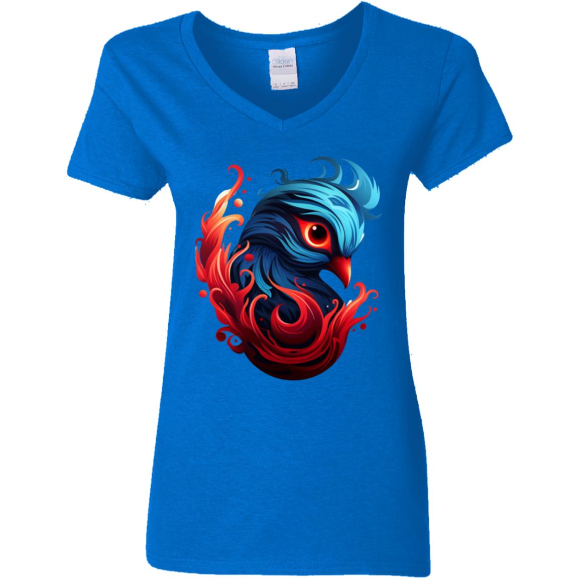 Birdseye "Phoenix" V-Neck Tee