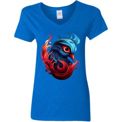 Birdseye "Phoenix" V-Neck Tee
