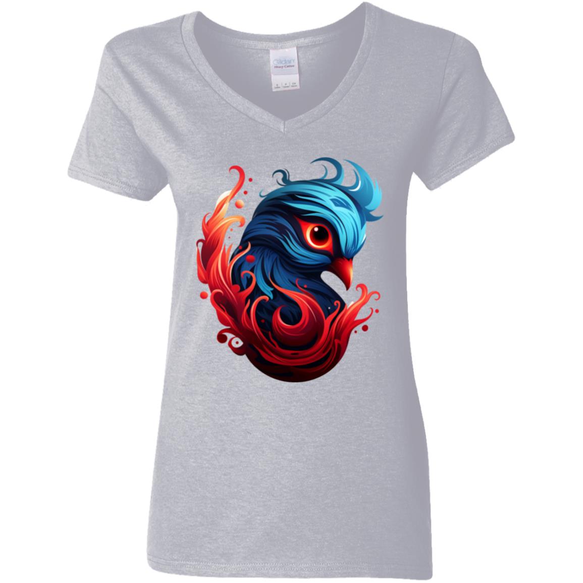 Birdseye "Phoenix" V-Neck Tee