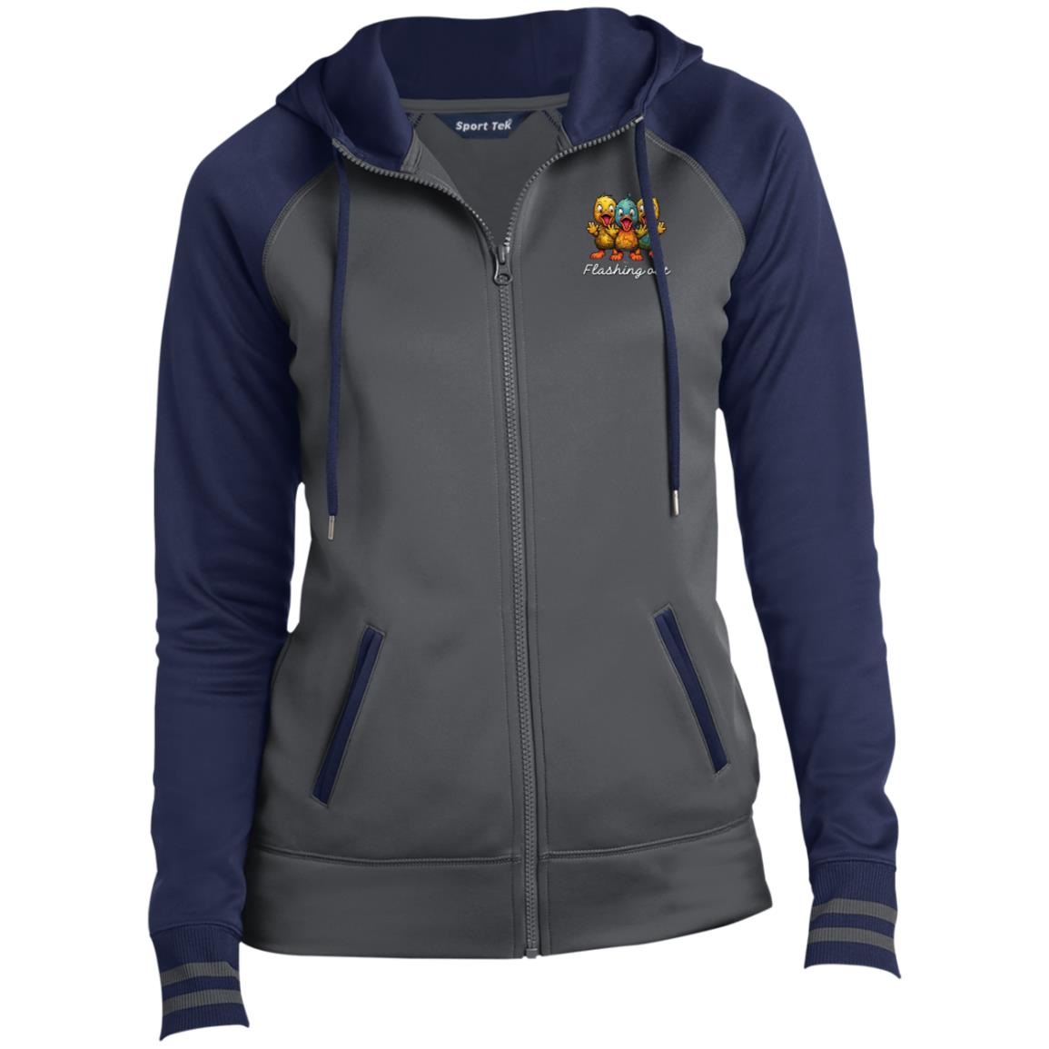 Birdseye "Flashing Out" Full-Zip Hoodie