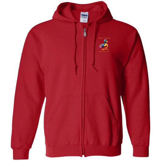 Birdseye "Wood Duck" Zip-Up Hoodie