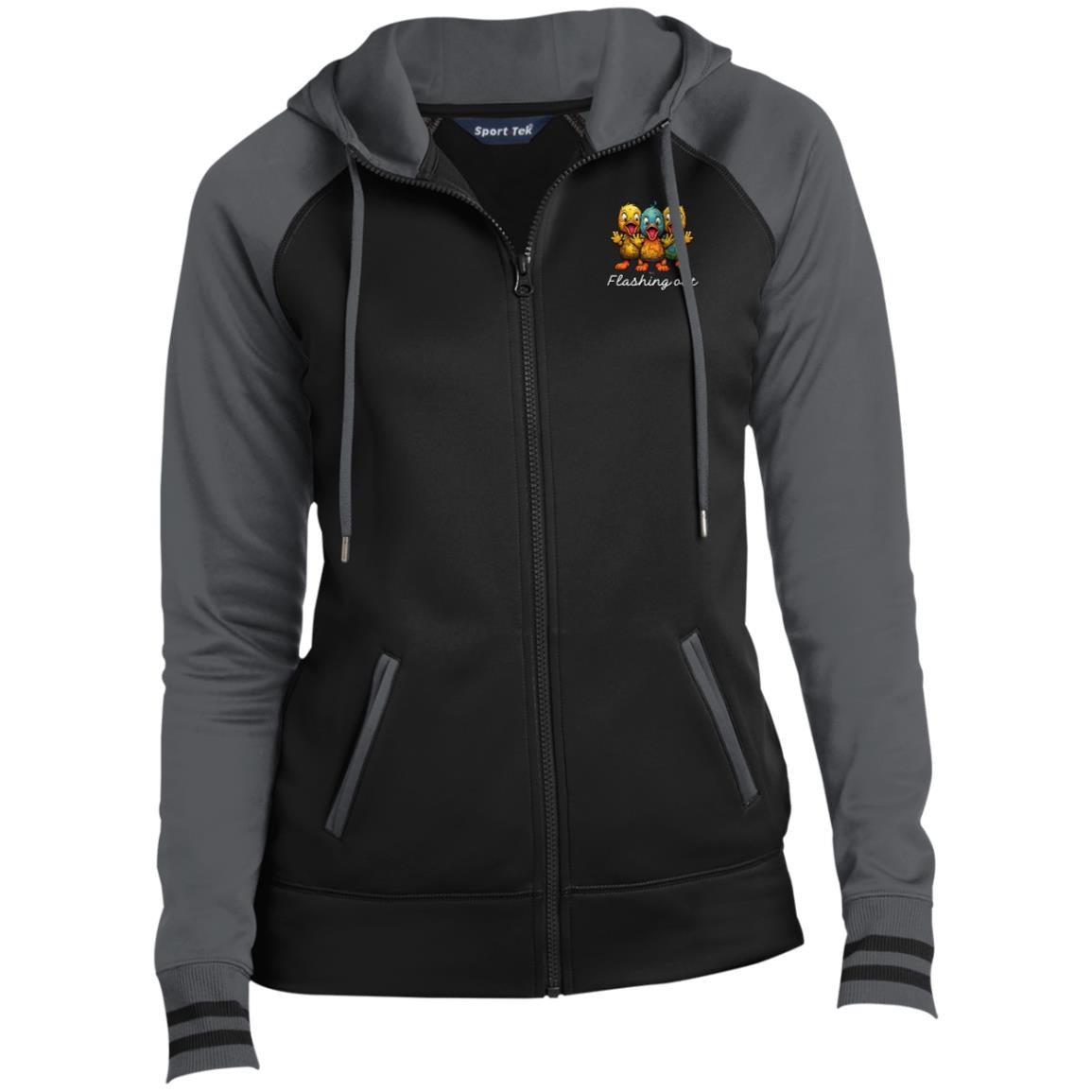 Birdseye "Flashing Out" Full-Zip Hoodie