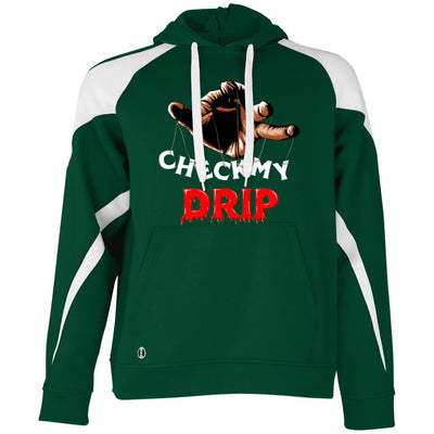 Drip Check Colorblock  Hoodie