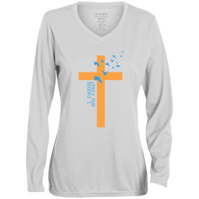 28 I choose God  V-Neck Tee