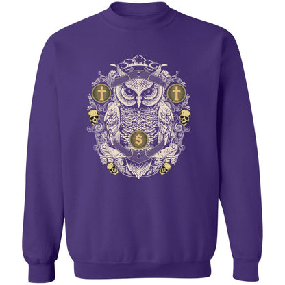 Birdseye "Owl Crest" Crewneck