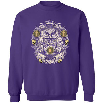 Owl Crest Pullover Sweatshirt