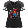 Blue eye bird V-Neck T-Shirt